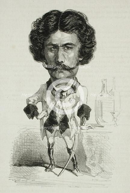 Barielle, 1856. Creator: Félicien Rops.