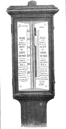 Barometers for life-boat stations, 1860. Creator: Unknown