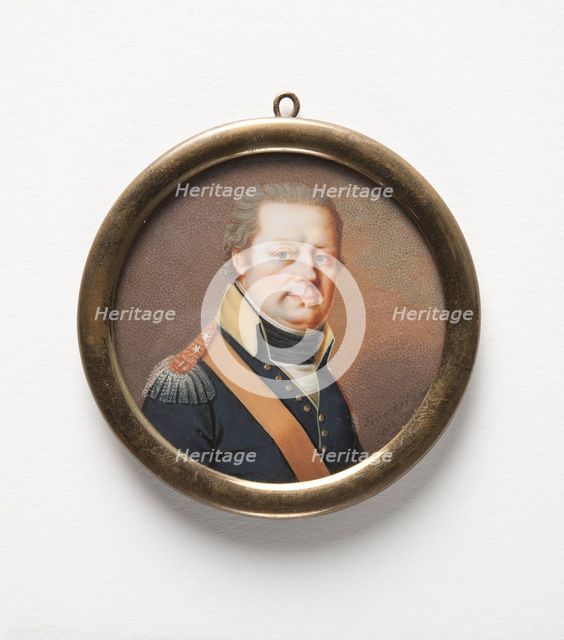 Baron Carl Fredrik Bennet, Major, Master of the Royal Household, 1803. Creator: Liepmann Fraenckel.