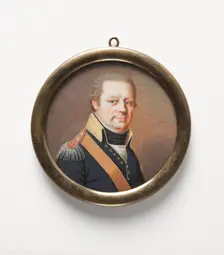 Baron Carl Fredrik Bennet, Major, Master of the Royal Household, 1803. Creator: Liepmann Fraenckel