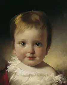 Baron Alexander Vesque von Püttlingen as a child, 1836. Creator: Friedrich von Amerling