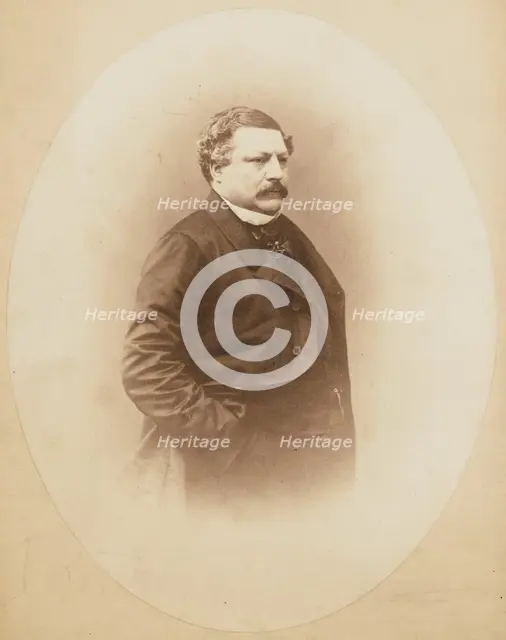 Baron Brisse, 1855-1859. Creator: Nadar.