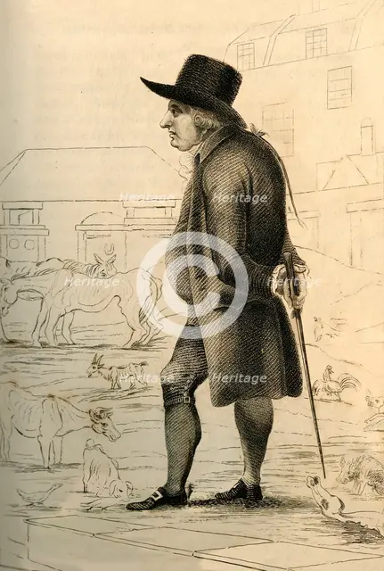 'Baron  D'Aguilar - Of Starvation Farm', 1821.  Creator: R Page.
