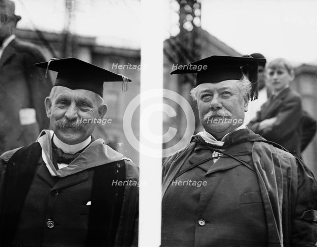 Baron D'Estournelles De Constant and Seth Low, between c1910 and c1915. Creator: Bain News Service.