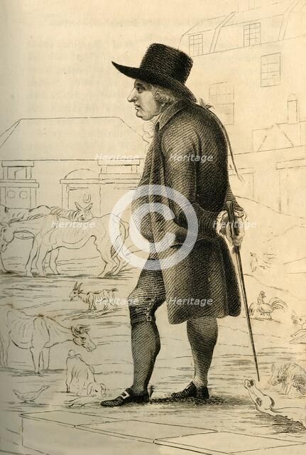 'Baron  D'Aguilar - Of Starvation Farm', 1821.  Creator: R Page.