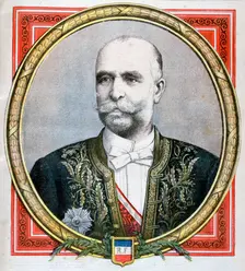 Baron de Courcel, the French ambassador to London, 1894