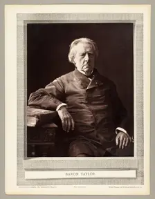 Baron Isidore Justin Séverin Taylor (Belgian playwright and travel writer, 1789-1878), 1872/75. Creator: Nadar