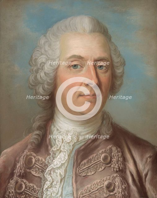 Baron Johan Wilhelm Sprengporten, c1750s. Creator: Gustaf Lundberg.