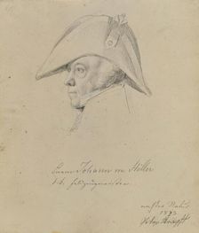 Baron Johann von Hiller, 1813. Creator: Johann Peter Krafft