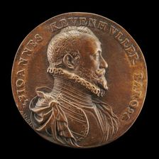 Baron Johann von Khevenhüller, 1537/1538-1606 [obverse], c. 1571. Creator: Antonio Abondio