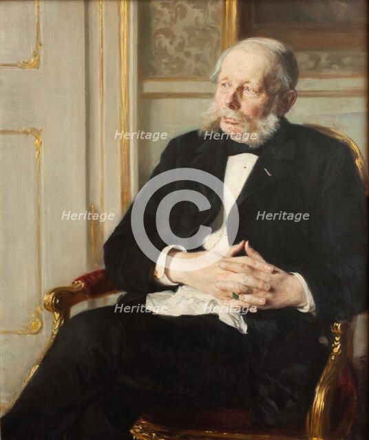 Baron Otto Ditlev Rosenorn-Lehn, 1891. Creator: Peder Severin Kroyer.