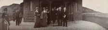 Baron Lister amongst a group outing, c1900s. Creator: Unknown