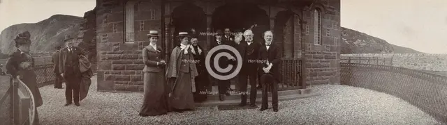 Baron Lister amongst a group outing, c1900s. Creator: Unknown.