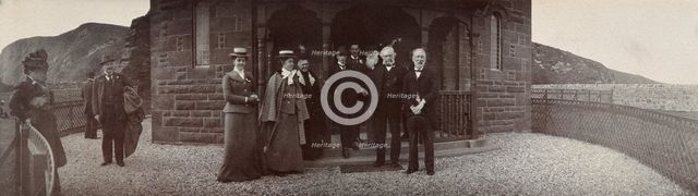 Baron Lister amongst a group outing, c1900s. Creator: Unknown.