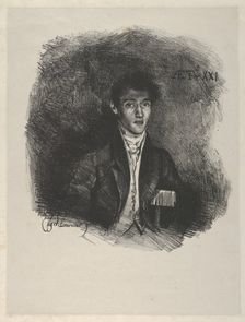 Baron Schwiter (Louis Auguste Schwiter, 1805-1889), 1826., 1826. Creator: Eugene Delacroix