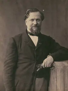 Baron Sina, financier Hungrois, 1861-1869. Creator: Nadar