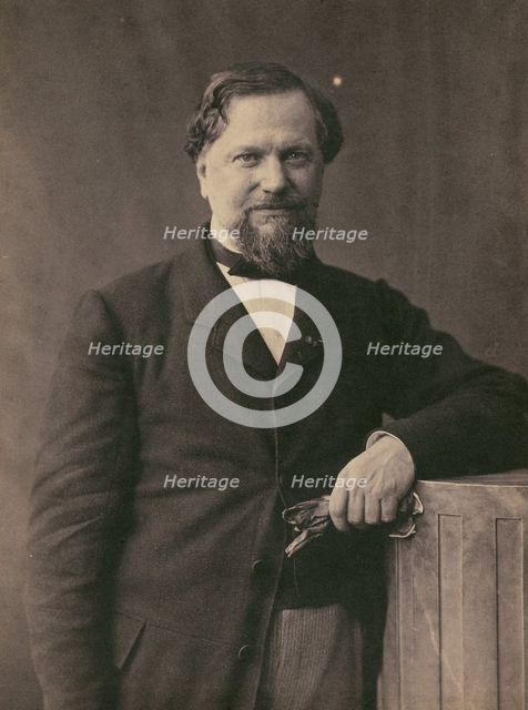 Baron Sina, financier Hungrois, 1861-1869. Creator: Nadar.
