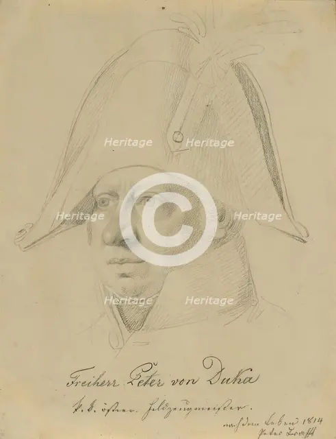 Baron Peter von Duka, 1814. Creator: Johann Peter Krafft.