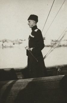 Baron Pyotr Nikolayevich Wrangel on the Yacht Lucullus. Lemnos, 1921. Creator: Anonymous