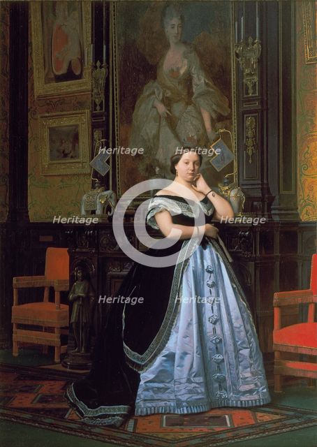 Baroness Charlotte de Rothschild (1825-1899), 1866.
