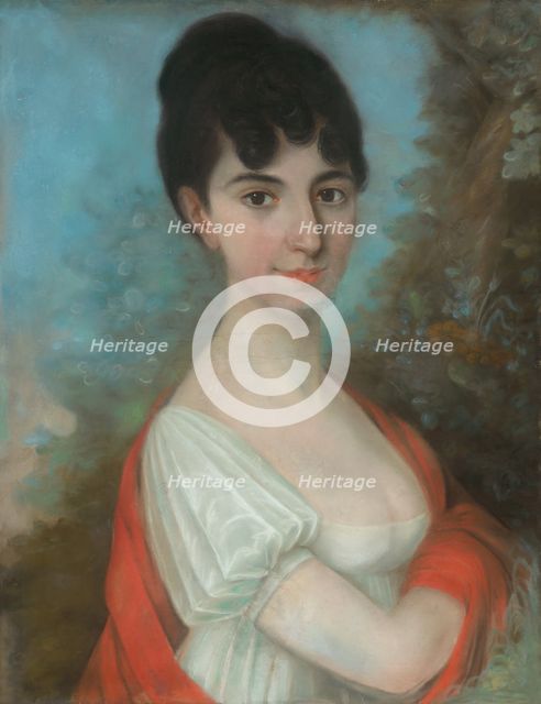 Baroness Antónia Mednyánszká (Portrait of Antónia, Countess of Bolz), around 1805. Creator: Unknown.