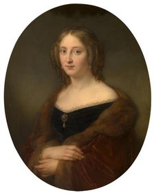 Baroness Adelaïde Vanden Hecke-Baut de Rasmon, 1863. Creator: Nicaise de Keyser