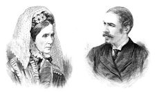 Baroness Burdett-Coutts and Mr. W. L. Ashmead Burdett-Coutts Bartlett, 1881. Creator: Unknown