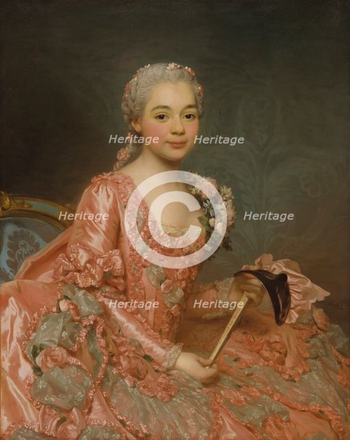 Baroness de Neubourg-Cromière, 1756. Creator: Alexander Roslin.
