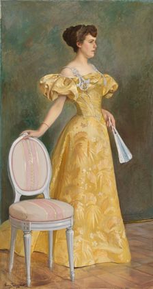 Baroness Elvira Sofia Wilhelmina Standertskjöld, 1896. Creator: Eero Jarnefelt