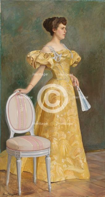 Baroness Elvira Sofia Wilhelmina Standertskjöld, 1896. Creator: Eero Jarnefelt.