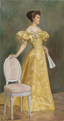 Baroness Elvira Sofia Wilhelmina Standertskjöld, 1896. Creator: Eero Jarnefelt