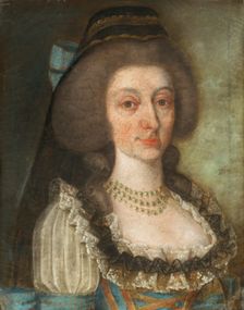Baroness Josephine Mednyánszky (Portrait of Countess Josephine Eszterházy), around 1792. Creator: Unknown