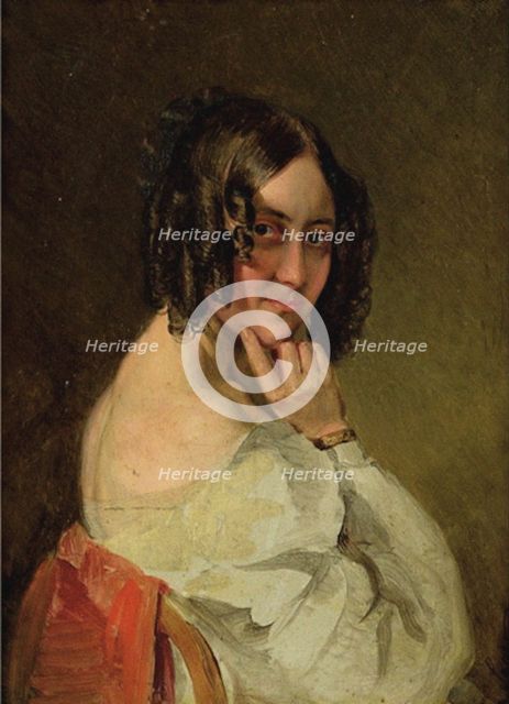 Baroness Therese von Droßdik, née Malfatti (1792-1851). Creator: Saar, Karl (Carl) von (1797-1853).