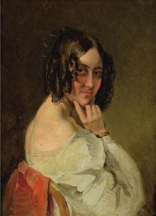 Baroness Therese von Droßdik, née Malfatti (1792-1851). Creator: Saar, Karl (Carl) von (1797-1853)