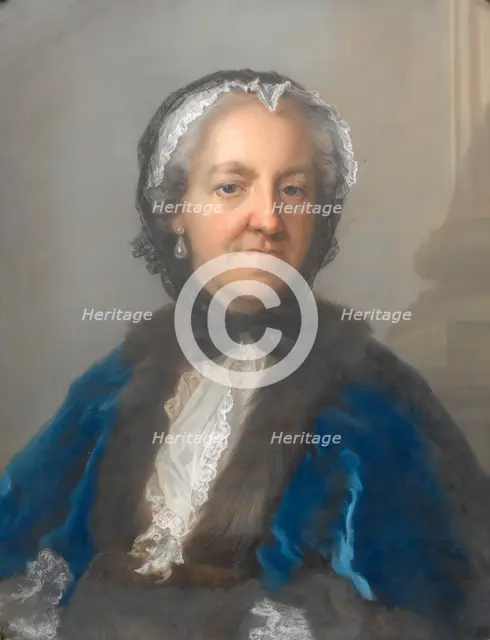 Baroness Ulrika Maria Sparre, née Tessin, mid-18th century. Creator: Gustaf Lundberg.