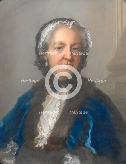 Baroness Ulrika Maria Sparre, née Tessin, mid-18th century. Creator: Gustaf Lundberg.