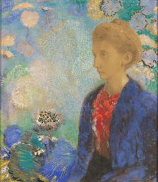 Baronne de Domecy, about 1900. Creator: Odilon Redon