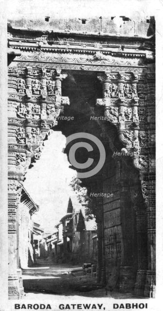Baroda Gateway, Dabhoi, Gujarat, India, c1925. Artist: Unknown