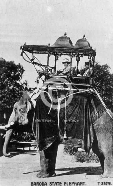 Baroda state elephant, India, 20th century. Artist: Unknown