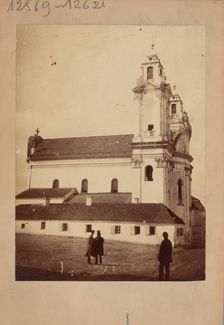 Baroque church transformed into an Orthodox church, unknown location, between 1880-1890. Creator: Unknown