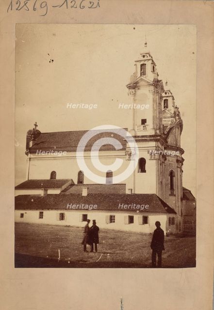 Baroque church transformed into an Orthodox church, unknown location, between 1880-1890. Creator: Unknown.
