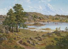 Barösund, 1889. Creator: Frans Maexmontan