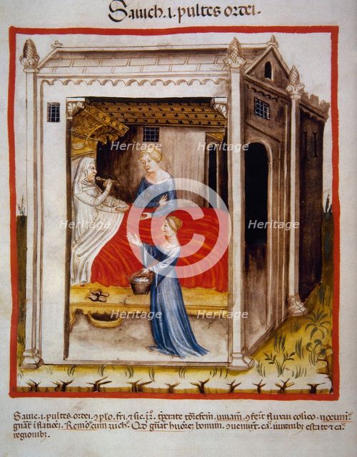 Barley porridge, 14th century.  Creator: Unknown.