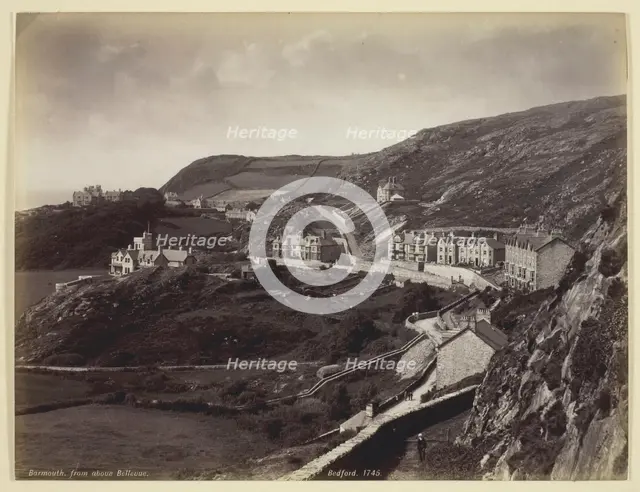 Barmouth, from above Bellevue, 1860/94. Creator: Francis Bedford.