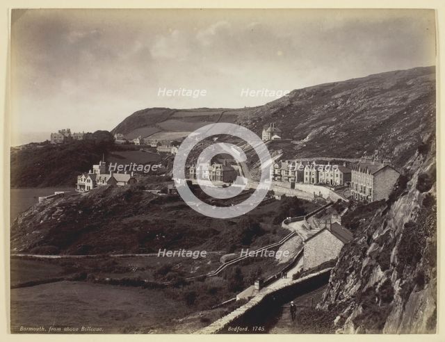 Barmouth, from above Bellevue, 1860/94. Creator: Francis Bedford.