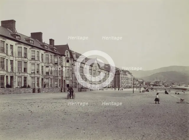 Barmouth. Marine Terrace and Esplanade, 1870s. Creator: Francis Bedford.