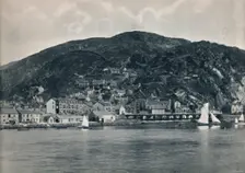 Barmouth - View from the Mawddach, Showing Heights 1895