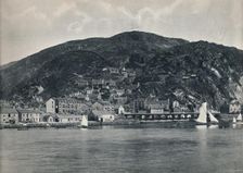 Barmouth - View from the Mawddach, Showing Heights 1895