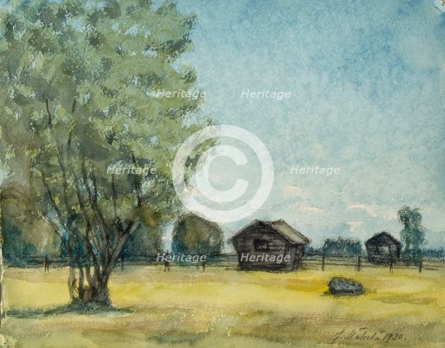 Barn, 1930. Creator: Juho Makela.