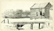 Barn and Bridge, n.d. Creator: Henry Stacy Marks